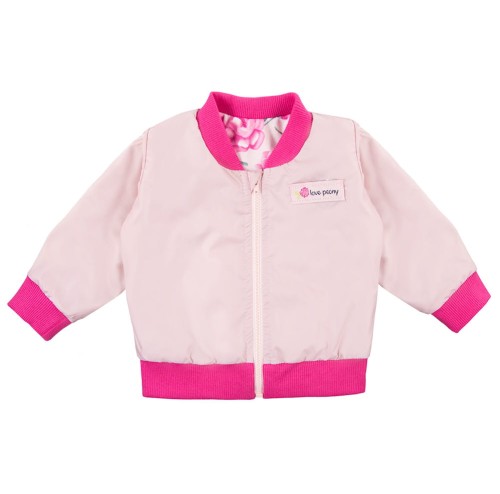 Bomber jacket PEONY light pink