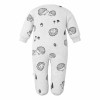 Grauer Baby-Strampler