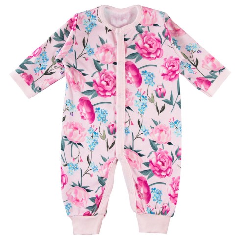 Sleepsuit PEONY pink
