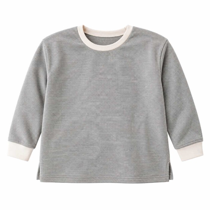 Kinder-Baumwollbluse mit Streifen