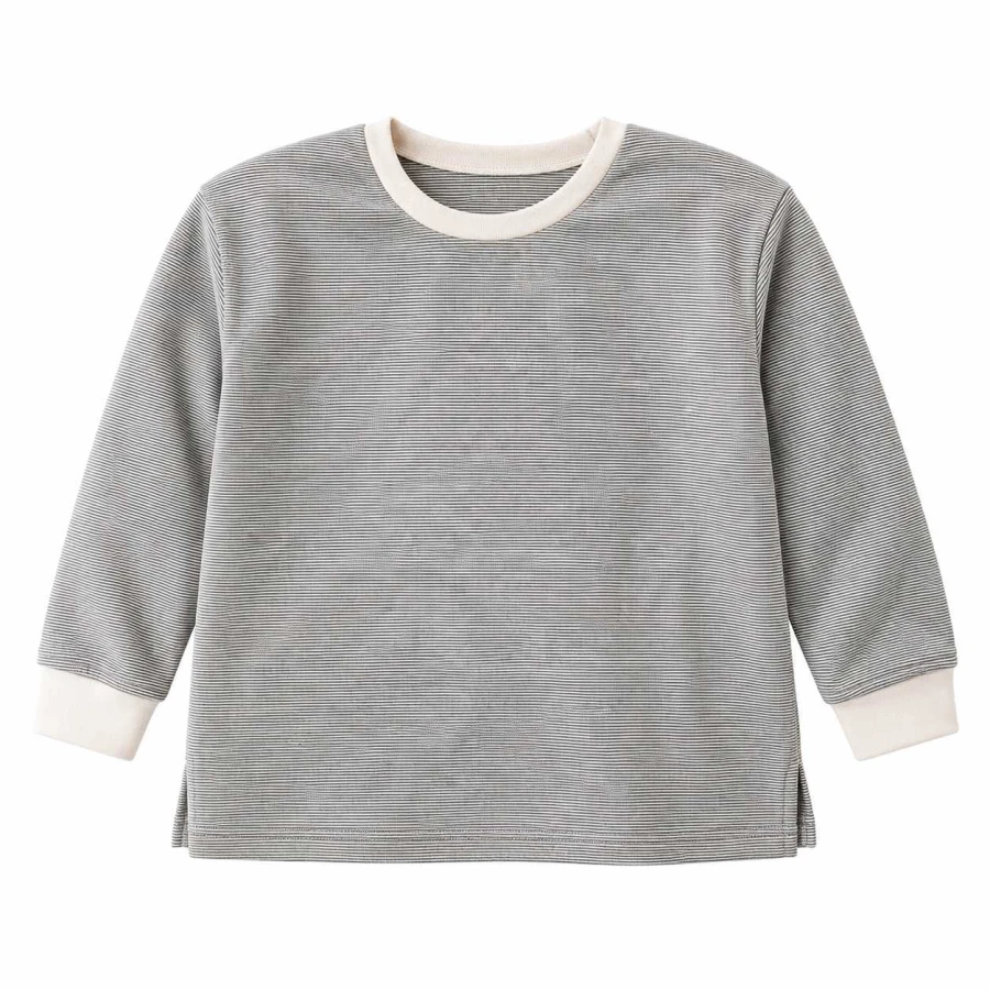 Kinder-Baumwollbluse mit Streifen
