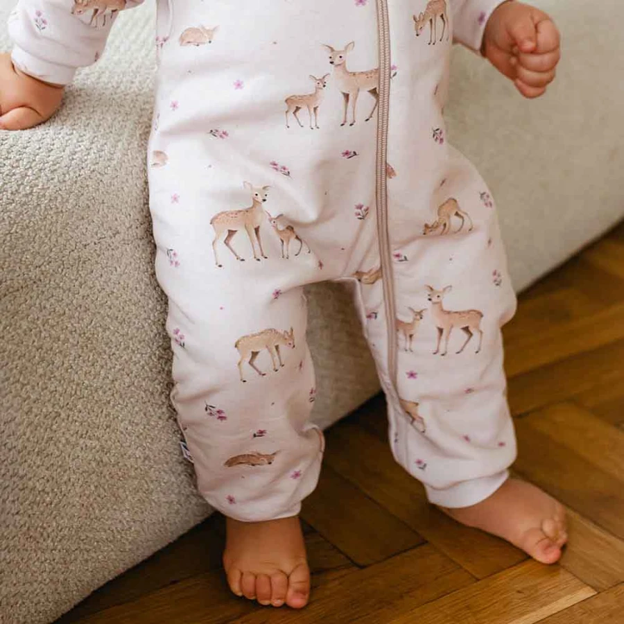 Mädchen Overall mit Reh-Muster
