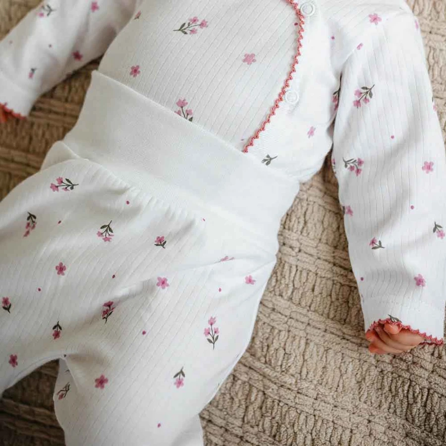 Baby-Strampelhose weiß