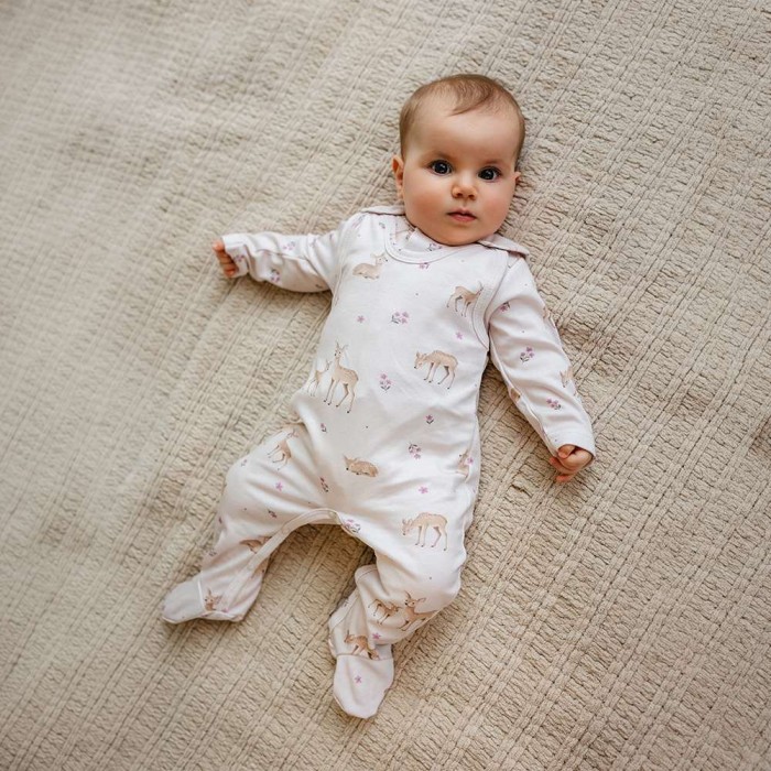 Baby-Strampler mit Rehen