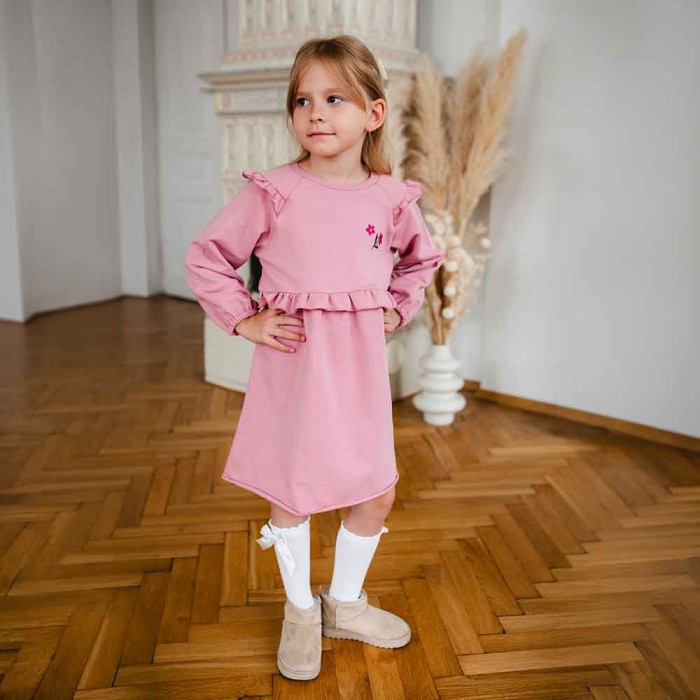 Mädchenkleid mit Volants