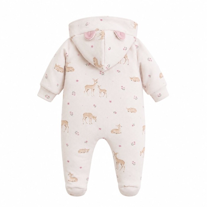 Baby-Overall mit Reh-Muster