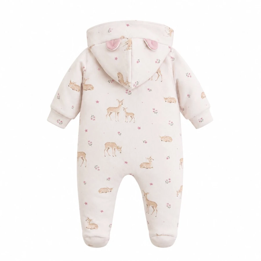 Baby-Overall mit Reh-Muster