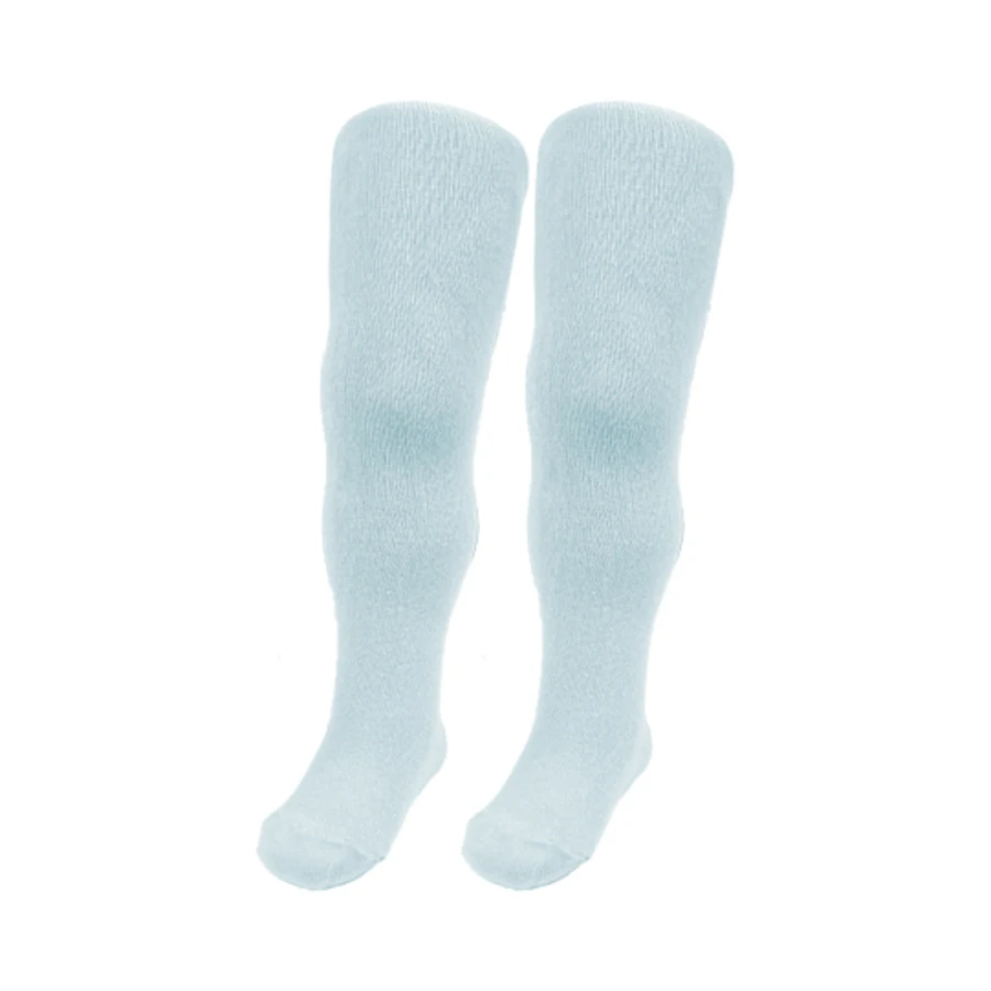 Hellblaue Kinderstrumpfhose aus Bio-Baumwolle