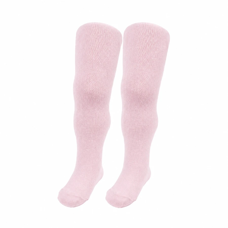 Hellrosa Kinderstrumpfhose aus Bio-Baumwolle