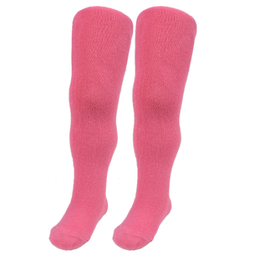 Rosa Kinderstrumpfhose aus Bio-Baumwolle