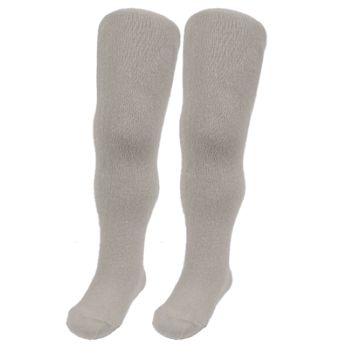 Graue Kinderstrumpfhose aus Bio-Baumwolle