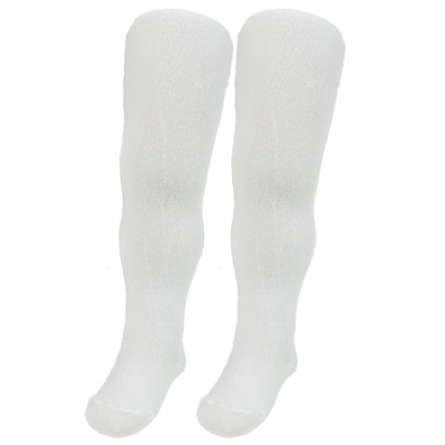 Ecru Kinderstrumpfhose aus Bio-Baumwolle