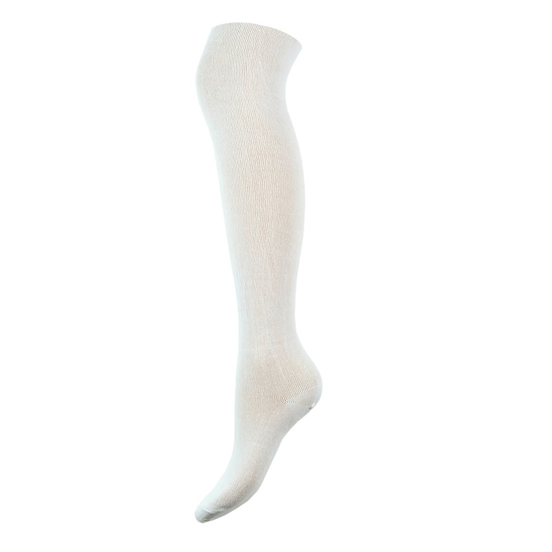 Ecru Kinderstrumpfhose aus Bio-Baumwolle