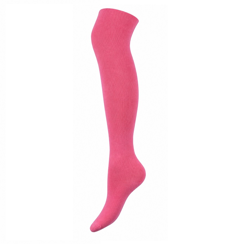 Rosa Kinderstrumpfhose aus Bio-Baumwolle