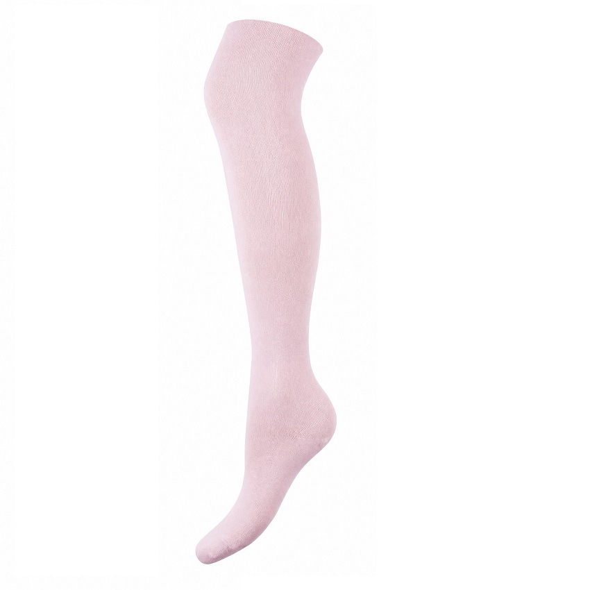 Hellrosa Kinderstrumpfhose aus Bio-Baumwolle