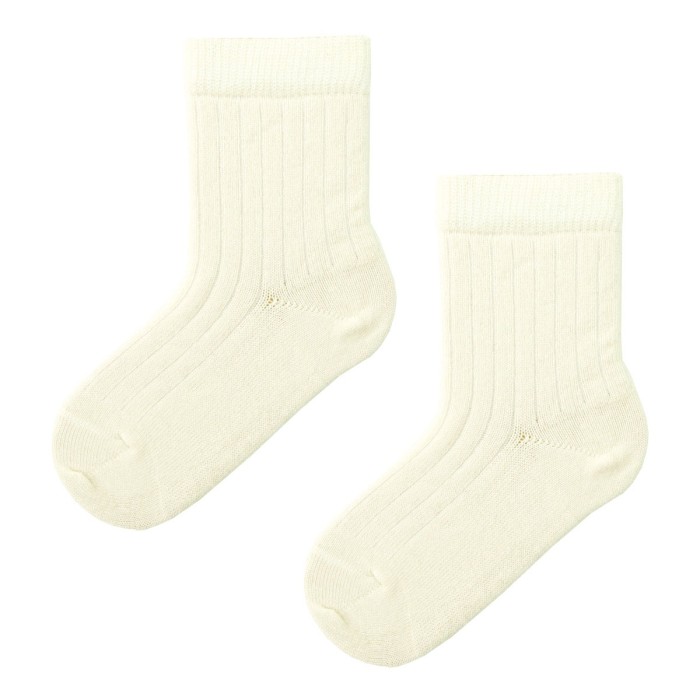 Ecru Merino Babysocken