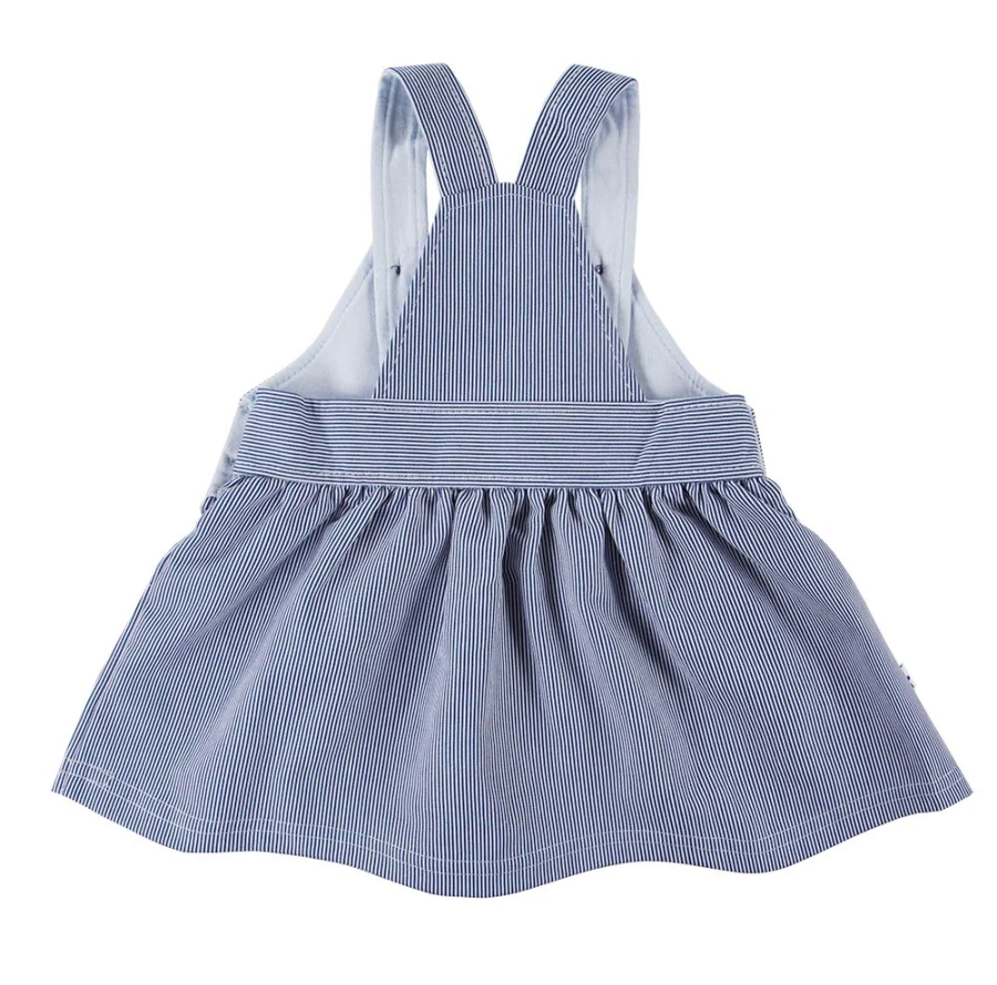 Latzhose CEREMONY mit Streifen marineblau