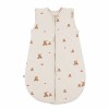 Baby-Schlafsack in Ecru mit Bären und Herzen 0,5 TOG