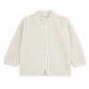 Kinderjacke aus Teddyfleece in Ecru