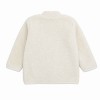 Kinderjacke aus Teddyfleece in Ecru