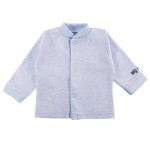 Baby-Jäckchen blau mit Hippie