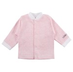 Baby-Jäckchen rosa mit Alpaka