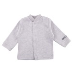 Graues Jäckchen für Babys mit Zebra