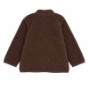 Braune Kinderjacke aus Teddyfleece