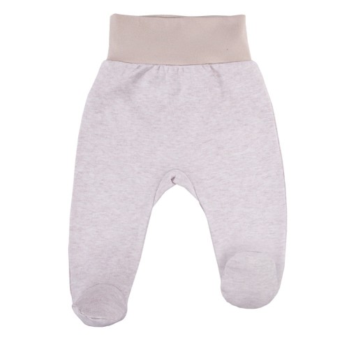 Beigefarbene Halbstrampler mit Tiger