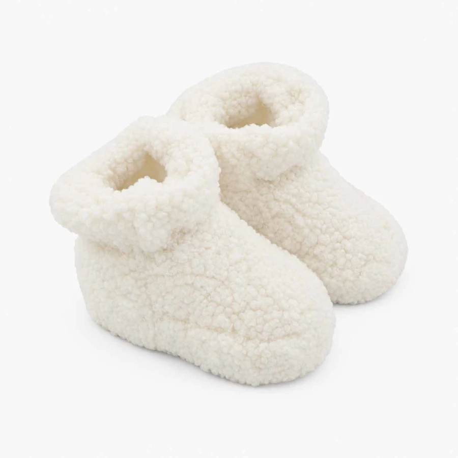 Babyschühchen aus Teddyfleece