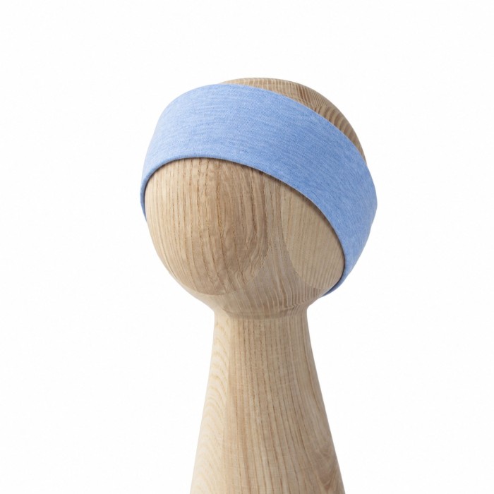 Blau meliertes Basic-Stirnband für Jungen