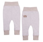 Beigefarbene Baby-Leggings mit Tiger