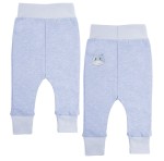 Baby-Leggings blau mit Hippie