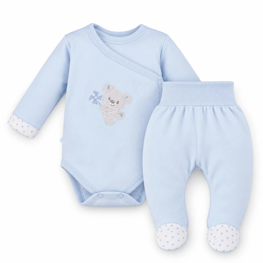 Blaues Babyset mit Koalabär