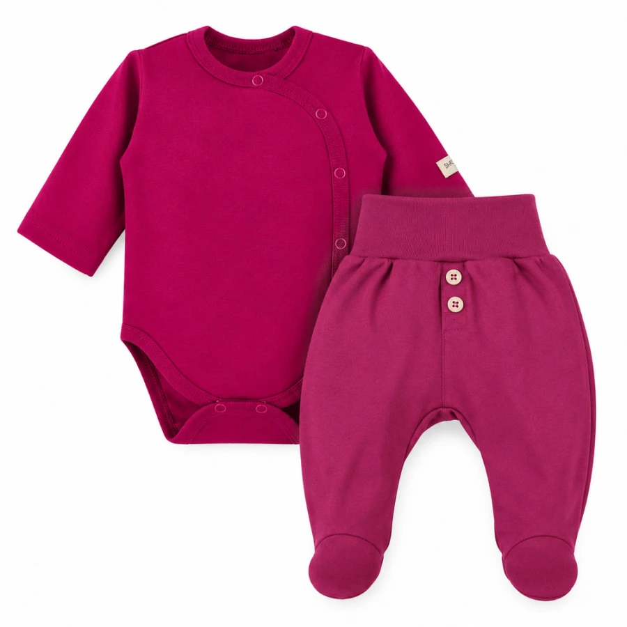 Bordeauxrotes Babyset