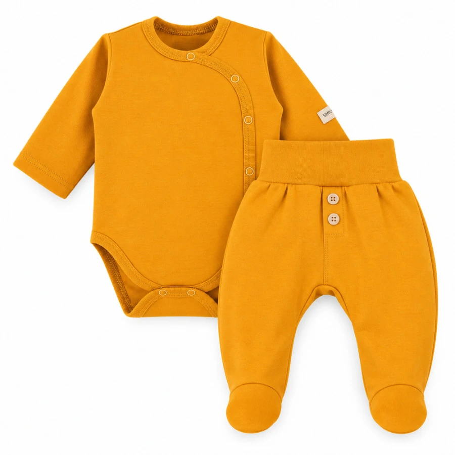 Honigfarbenes Babyset