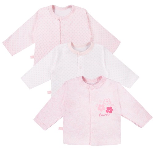 3er-Pack Baby-Jäckchen TINY rosa