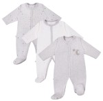 3er-Pack Babybodys TINY grau