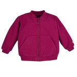 Kinder-Bomberjacke in Bordeauxrot