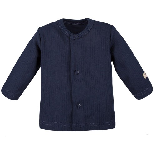 Baby-Jäckchen mit dunkelblauen Streifen