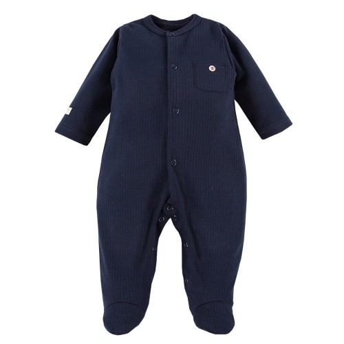 Baby-Strampler mit Tasche in Marineblau