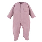 Baby-Strampler mit Tasche in Heidekraut