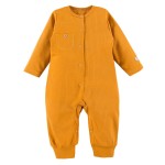Strampler mit Tasche ohne Füße, honigfarben