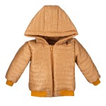 Kinderjacke, gesteppt, honigfarben