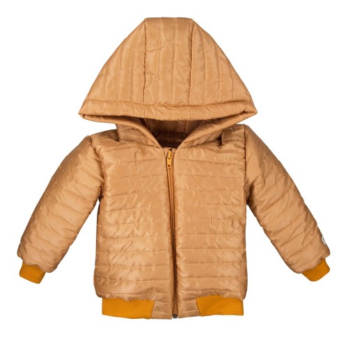 Kinderjacke, gesteppt, honigfarben