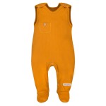 Baby-Schlafstrampler mit Tasche SIMPLY COMFY honigfarben