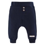Trousers navy blue with buttons
