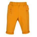 Kinder-Jogginghose mit Rüschen in Honigfarbe