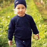 Kinder-Kangaroo-Sweatshirt in Marineblau