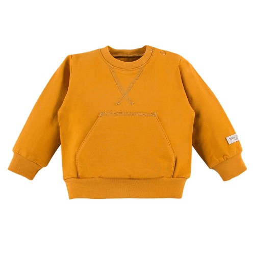 Kinder-Kangaroo-Sweatshirt in Honigfarbe